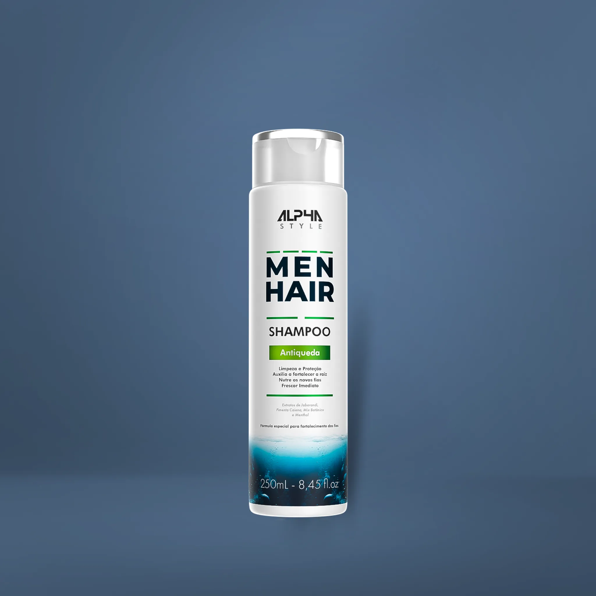Shampoo AlphaShield para limpeza frequente após treino
